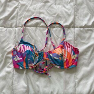 Salt + Cove Womens Size Small Underwire Bikini Top Floral Padded Summer Beach